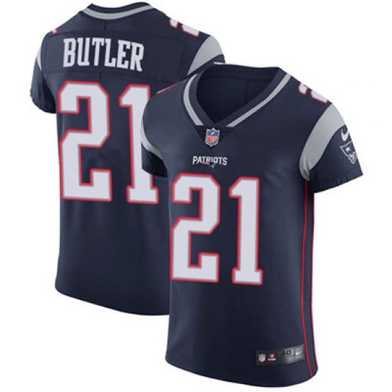Men Nike Patriots #21 Malcolm Butler Navy Blue Team Color Stitched NFL Vapor Untouchable Elite Jersey Men Nike Patriots #21 Malcolm Butler Navy Blue Team Color Stitched NFL Vapor Untouchable Elite Jersey