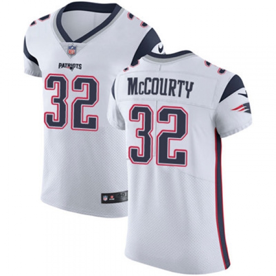 Men Nike Patriots #32 Devin McCourty White Stitched NFL Vapor Untouchable Elite Jersey Men Nike Patriots #32 Devin McCourty White Stitched NFL Vapor Untouchable Elite Jersey