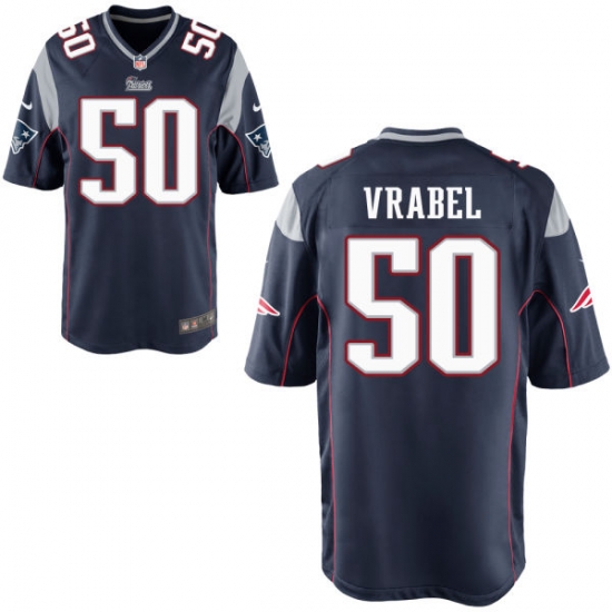 Men Nike Patroits #50 Mike Vrabel Navy Game Home NFL Jersey Men Nike Patroits #50 Mike Vrabel Navy Game Home NFL Jersey