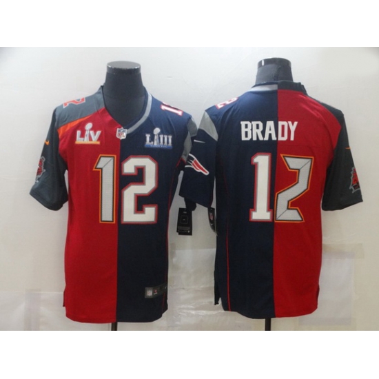 Men Nike Tampa Bay Buccaneers 26 New England Patriots 12 Tom Brady Men Red Navy Blue Limited NFL 2020 2021 super bowl Jersey Men Nike Tampa Bay Buccaneers 26 New England Patriots 12 Tom Brady Men Red Navy Blue Limited NFL 2020 2021 super bowl Jersey