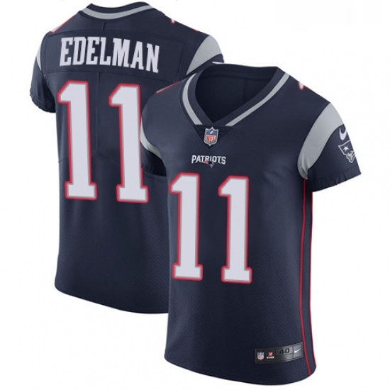 Mens Nike New England Patriots 11 Julian Edelman Navy Blue Team Color Vapor Untouchable Elite Player NFL Jersey Mens Nike New England Patriots 11 Julian Edelman Navy Blue Team Color Vapor Untouchable Elite Player NFL Jersey