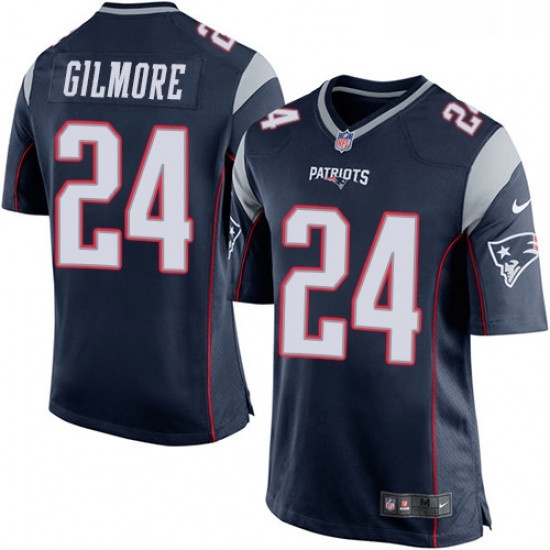 Mens Nike New England Patriots 24 Stephon Gilmore Game Navy Blue Team Color NFL Jersey Mens Nike New England Patriots 24 Stephon Gilmore Game Navy Blue Team Color NFL Jersey