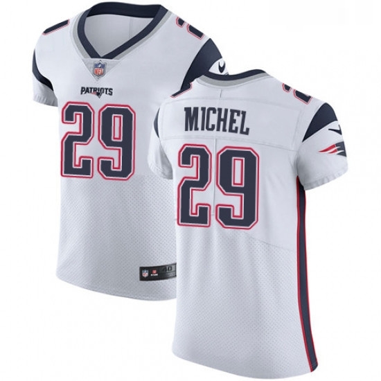 Mens Nike New England Patriots 29 Sony Michel White Vapor Untouchable Elite Player NFL Jersey Mens Nike New England Patriots 29 Sony Michel White Vapor Untouchable Elite Player NFL Jersey