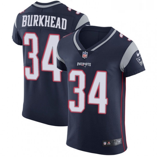 Mens Nike New England Patriots 34 Rex Burkhead Navy Blue Team Color Vapor Untouchable Elite Player NFL Jersey Mens Nike New England Patriots 34 Rex Burkhead Navy Blue Team Color Vapor Untouchable Elite Player NFL Jersey