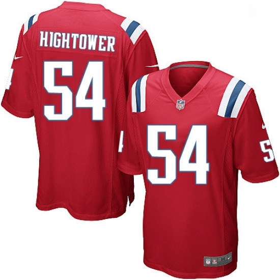 Mens Nike New England Patriots 54 Donta Hightower Game Red Alternate NFL Jersey Mens Nike New England Patriots 54 Donta Hightower Game Red Alternate NFL Jersey