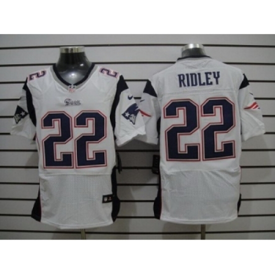 Nike New England Patriots 22 Stevan Ridley White Elite NFL Jersey Nike New England Patriots 22 Stevan Ridley White Elite NFL Jersey