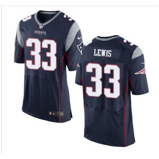 Nike New England Patriots #33 Dion Lewis Navy Blue Team Color Men 27s Stitched NFL New Elite Jersey Nike New England Patriots #33 Dion Lewis Navy Blue Team Color Men 27s Stitched NFL New Elite Jersey