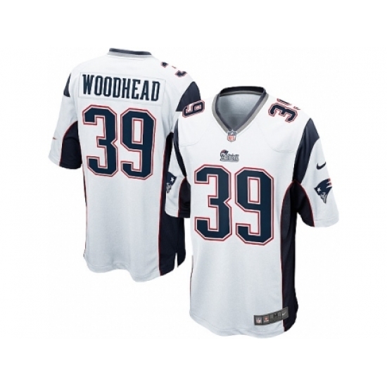 Nike New England Patriots 39 Danny Woodhead White Game NFL Jersey Nike New England Patriots 39 Danny Woodhead White Game NFL Jersey