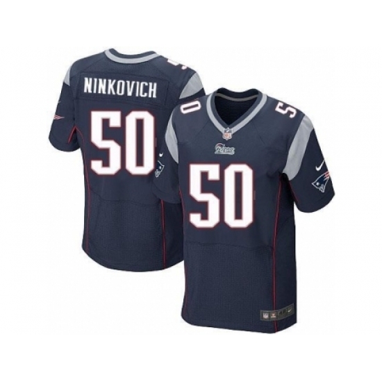 Nike New England Patriots 50 Rob Ninkovich Blue Elite NFL Jersey Nike New England Patriots 50 Rob Ninkovich Blue Elite NFL Jersey