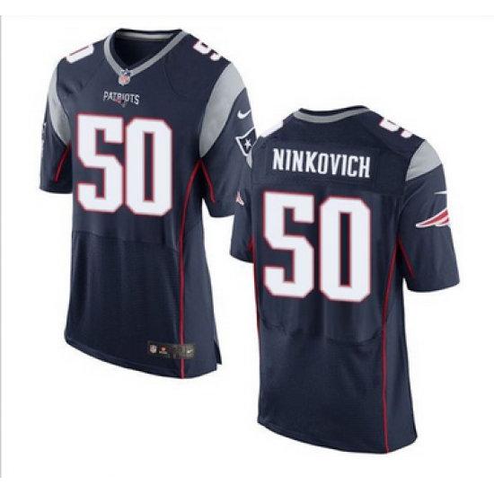 Nike New England Patriots #50 Rob Ninkovich Navy Blue Team Color Men 27s Stitched NFL New Elite Jersey Nike New England Patriots #50 Rob Ninkovich Navy Blue Team Color Men 27s Stitched NFL New Elite Jersey