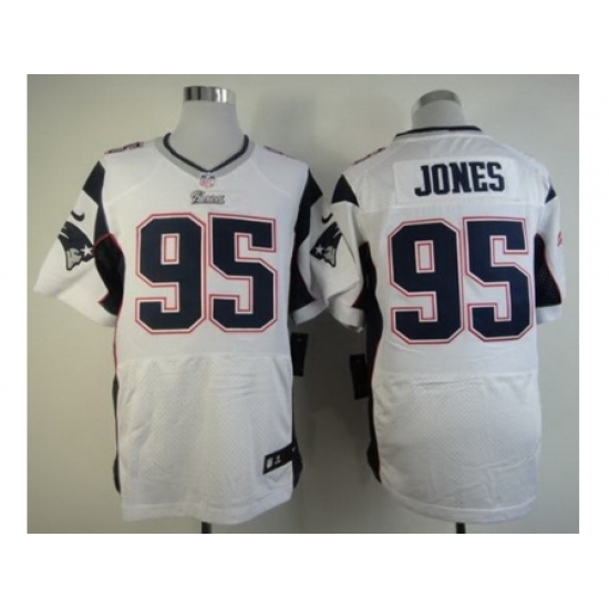 Nike New England Patriots 95 Chandler Jones White Elite NFL Jersey Nike New England Patriots 95 Chandler Jones White Elite NFL Jersey