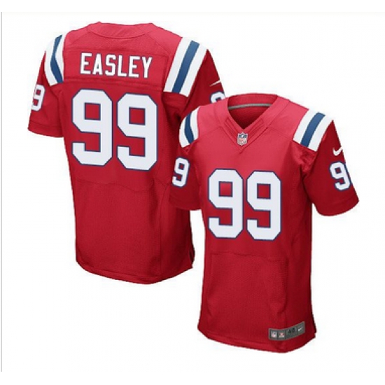 Nike New England Patriots #99 Dominique Easley Red Alternate Men 27s Stitched NFL Elite Jersey Nike New England Patriots #99 Dominique Easley Red Alternate Men 27s Stitched NFL Elite Jersey