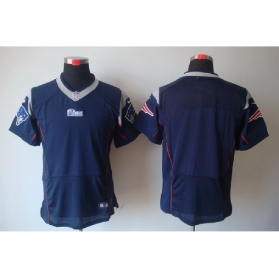 Nike New England Patriots Blank Blue Elite NFL Jersey Nike New England Patriots Blank Blue Elite NFL Jersey