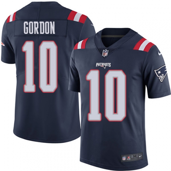 Nike Patriots #10 Josh Gordon Navy Blue Men Stitched NFL Limited Rush Jersey Nike Patriots #10 Josh Gordon Navy Blue Men Stitched NFL Limited Rush Jersey