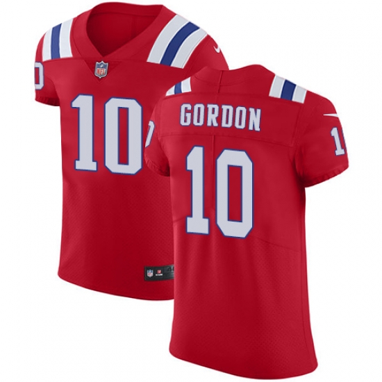 Nike Patriots #10 Josh Gordon Red Alternate Men Stitched NFL Vapor Untouchable Elite Jersey Nike Patriots #10 Josh Gordon Red Alternate Men Stitched NFL Vapor Untouchable Elite Jersey