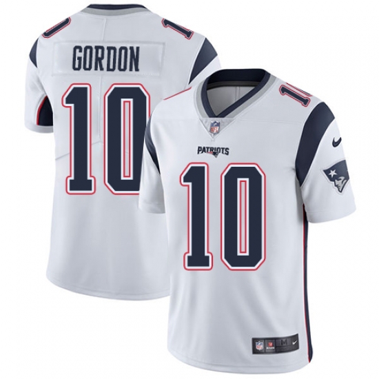 Nike Patriots #10 Josh Gordon White Men Stitched NFL Vapor Untouchable Limited Jersey Nike Patriots #10 Josh Gordon White Men Stitched NFL Vapor Untouchable Limited Jersey