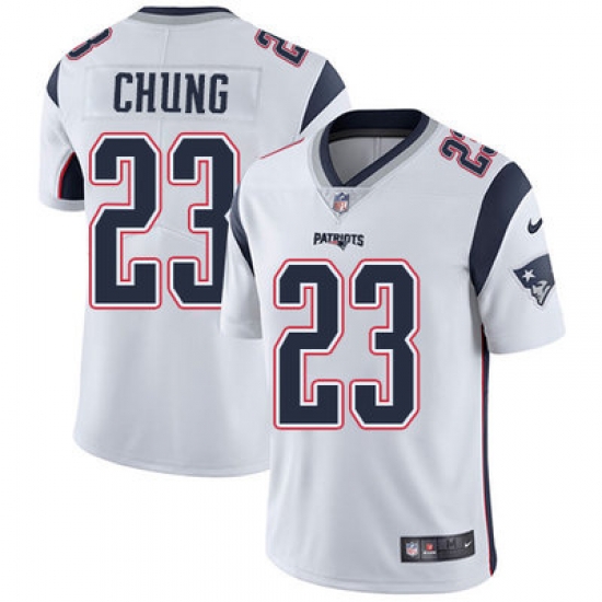 Nike Patriots #23 Patrick Chung White Mens Stitched NFL Vapor Untouchable Limited Jersey Nike Patriots #23 Patrick Chung White Mens Stitched NFL Vapor Untouchable Limited Jersey