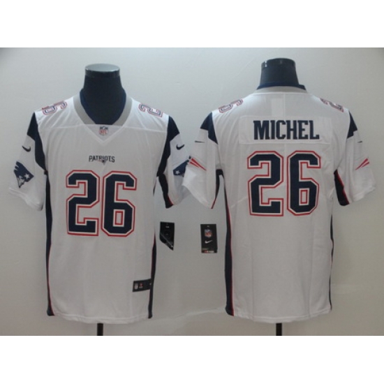 Nike Patriots 26 Sony Michel White Vapor Untouchable Limited Jersey Nike Patriots 26 Sony Michel White Vapor Untouchable Limited Jersey