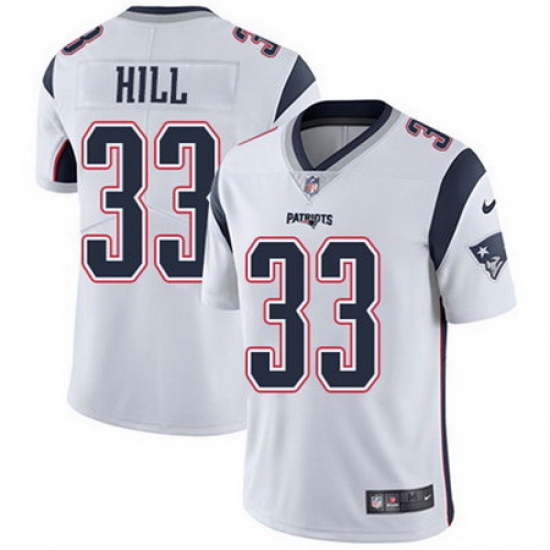 Nike Patriots #33 Jeremy Hill White Mens Stitched NFL Vapor Untouchable Limited Jersey Nike Patriots #33 Jeremy Hill White Mens Stitched NFL Vapor Untouchable Limited Jersey