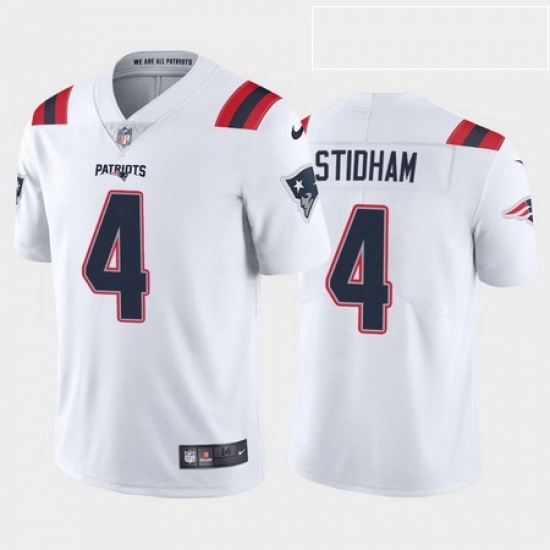 Nike Patriots 4 Jarrett Stidham White 2020 New Vapor Untouchable Limited Jersey Nike Patriots 4 Jarrett Stidham White 2020 New Vapor Untouchable Limited Jersey