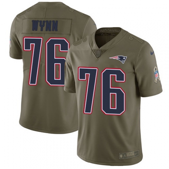 Nike Patriots #76 Isaiah Wynn Olive Mens Stitched NFL Limited 2017 Salute To Service Jersey Nike Patriots #76 Isaiah Wynn Olive Mens Stitched NFL Limited 2017 Salute To Service Jersey