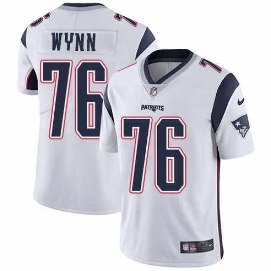 Nike Patriots #76 Isaiah Wynn White Mens Stitched NFL Vapor Untouchable Limited Jersey Nike Patriots #76 Isaiah Wynn White Mens Stitched NFL Vapor Untouchable Limited Jersey
