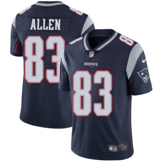 Nike Patriots #83 Dwayne Allen Navy Blue Team Color Mens Stitched NFL Vapor Untouchable Limited Jersey Nike Patriots #83 Dwayne Allen Navy Blue Team Color Mens Stitched NFL Vapor Untouchable Limited Jersey