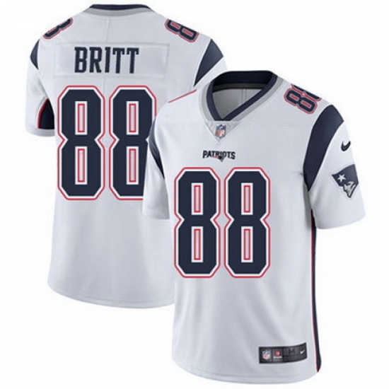 Nike Patriots #88 Kenny Britt White Mens Stitched NFL Vapor Untouchable Limited Jersey Nike Patriots #88 Kenny Britt White Mens Stitched NFL Vapor Untouchable Limited Jersey