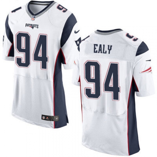 Nike Patriots #94 Kony Ealy White Mens Stitched NFL Elite Jersey Nike Patriots #94 Kony Ealy White Mens Stitched NFL Elite Jersey