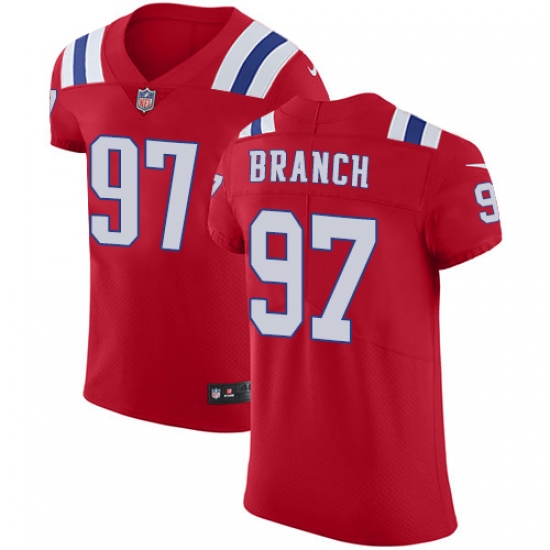 Nike Patriots #97 Alan Branch Red Alternate Mens Stitched NFL Vapor Untouchable Elite Jersey Nike Patriots #97 Alan Branch Red Alternate Mens Stitched NFL Vapor Untouchable Elite Jersey