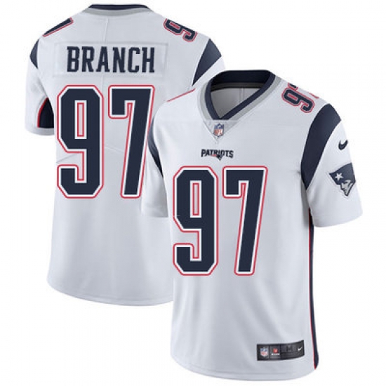 Nike Patriots #97 Alan Branch White Mens Stitched NFL Vapor Untouchable Limited Jersey Nike Patriots #97 Alan Branch White Mens Stitched NFL Vapor Untouchable Limited Jersey