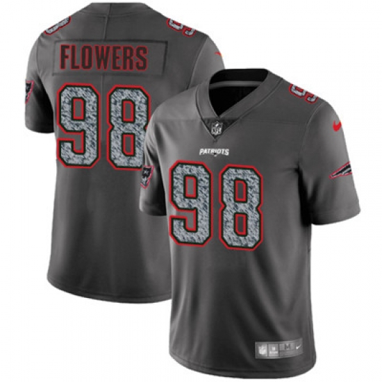Nike Patriots #98 Trey Flowers Gray Static Mens NFL Vapor Untouchable Game Jersey Nike Patriots #98 Trey Flowers Gray Static Mens NFL Vapor Untouchable Game Jersey