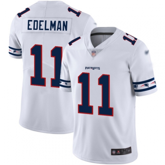 Patriots 11 Julian Edelman White Men Stitched Football Limited Team Logo Fashion Jersey Patriots 11 Julian Edelman White Men Stitched Football Limited Team Logo Fashion Jersey