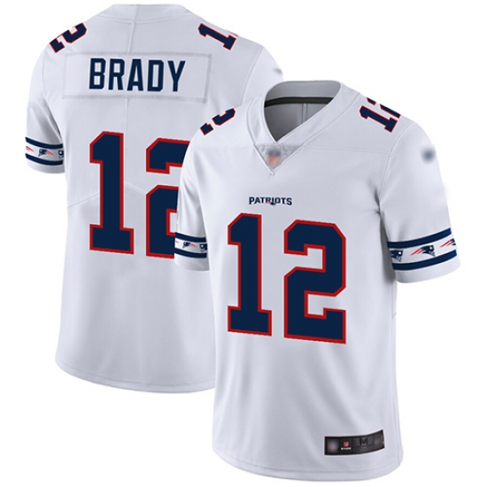 Patriots 12 Tom Brady White Mens Stitched Football Limited Team Logo Fashion Jersey Patriots 12 Tom Brady White Mens Stitched Football Limited Team Logo Fashion Jersey