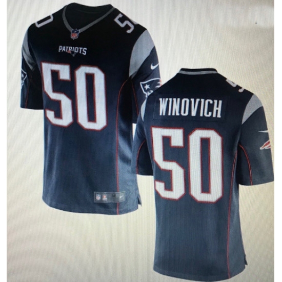 Patriots 50 Chase Winovich Navy Vapor limited Jersey Patriots 50 Chase Winovich Navy Vapor limited Jersey