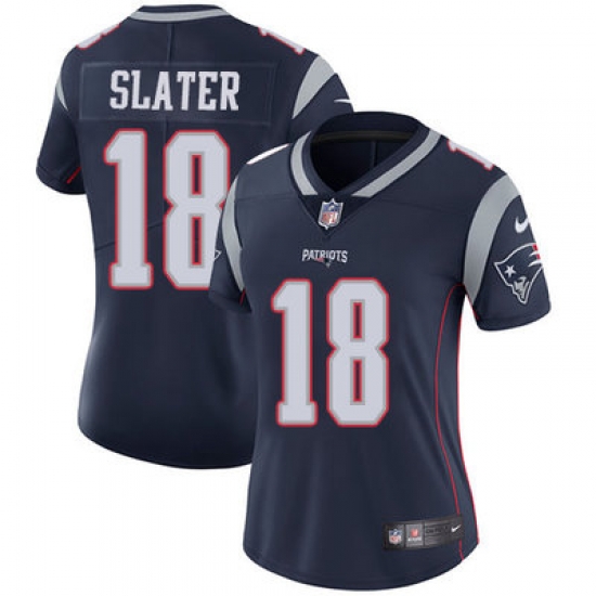 Nike Patriots #18 Matt Slater Navy Blue Team Color Womens Stitched NFL Vapor Untouchable Limited Jersey Nike Patriots #18 Matt Slater Navy Blue Team Color Womens Stitched NFL Vapor Untouchable Limited Jersey