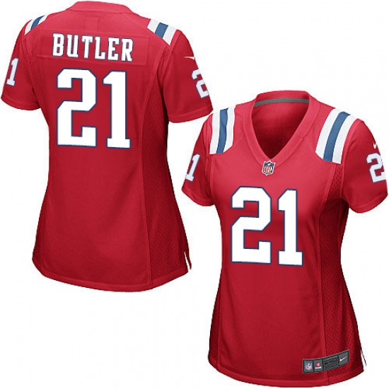 Nike Patriots #21 Malcolm Butler Red Alternate Womens Stitched NFL Elite Jersey Nike Patriots #21 Malcolm Butler Red Alternate Womens Stitched NFL Elite Jersey