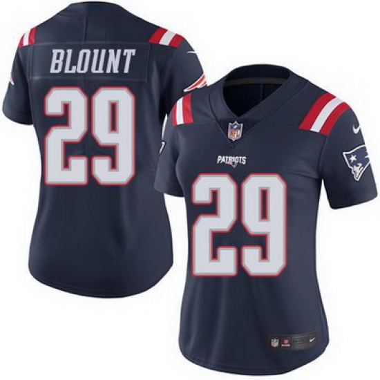 Nike Patriots #29 LeGarrette Blount Navy Blue Womens Stitched NFL Limited Rush Jersey Nike Patriots #29 LeGarrette Blount Navy Blue Womens Stitched NFL Limited Rush Jersey