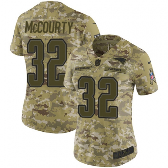 Nike Patriots #32 Devin McCourty Camo Women Stitched NFL Limited 2018 Salute to Service Jersey Nike Patriots #32 Devin McCourty Camo Women Stitched NFL Limited 2018 Salute to Service Jersey