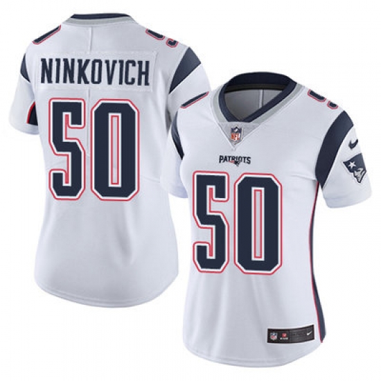 Nike Patriots #50 Rob Ninkovich White Womens Stitched NFL Vapor Untouchable Limited Jersey Nike Patriots #50 Rob Ninkovich White Womens Stitched NFL Vapor Untouchable Limited Jersey