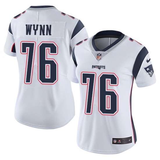 Nike Patriots #76 Isaiah Wynn White Womens Stitched NFL Vapor Untouchable Limited Jersey Nike Patriots #76 Isaiah Wynn White Womens Stitched NFL Vapor Untouchable Limited Jersey
