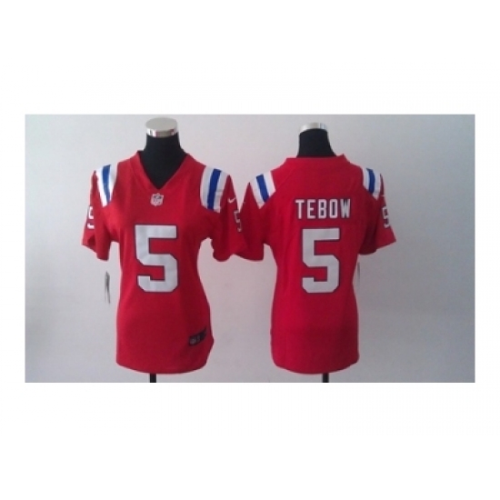Nike Women New England Patriots #5 Tim Tebow red Jerseys Nike Women New England Patriots #5 Tim Tebow red Jerseys
