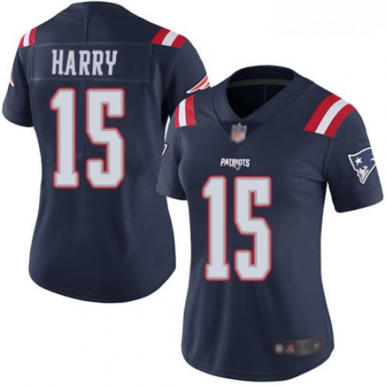 Patriots #15 N 27Keal Harry Navy Blue Women Stitched Football Limited Rush Jersey Patriots #15 N 27Keal Harry Navy Blue Women Stitched Football Limited Rush Jersey