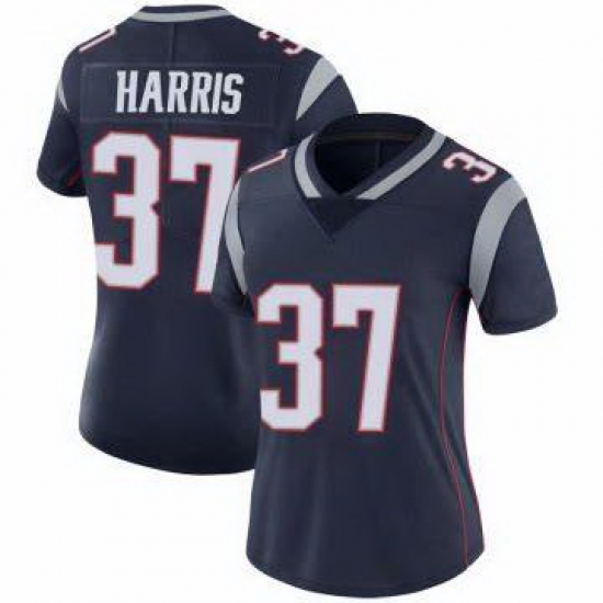 Women New England Patriots Damien Harris #37 Blue Vapor Limited Jersey Women New England Patriots Damien Harris #37 Blue Vapor Limited Jersey