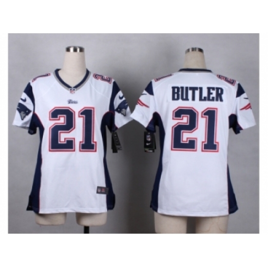 Women Nike New England Patriots #21 butler white jerseys Women Nike New England Patriots #21 butler white jerseys
