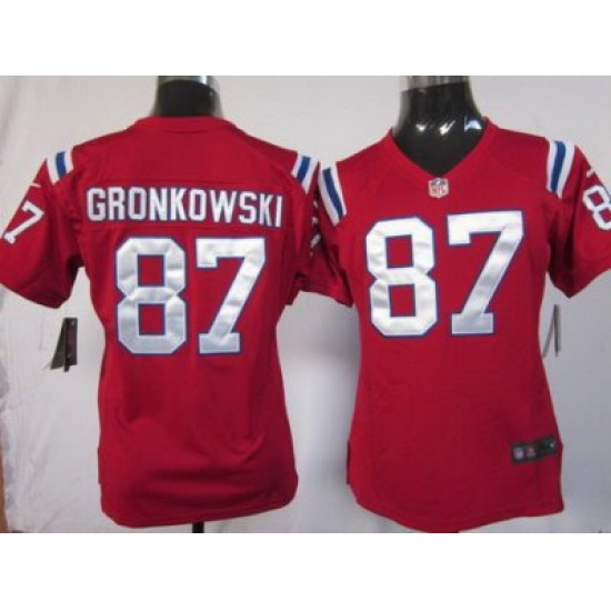 Women Nike New England patriots #87 Gronkowski Red Nike NFL Jerseys Women Nike New England patriots #87 Gronkowski Red Nike NFL Jerseys