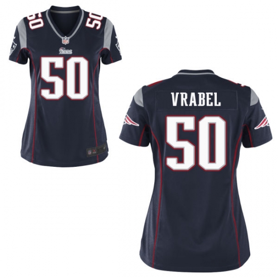 Women Nike Patroits #50 Mike Vrabel Navy Game Home NFL Jersey Women Nike Patroits #50 Mike Vrabel Navy Game Home NFL Jersey