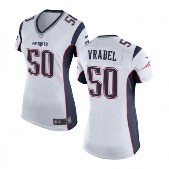 Women Nike Patroits #50 Mike Vrabel White Game Home NFL Jersey Women Nike Patroits #50 Mike Vrabel White Game Home NFL Jersey