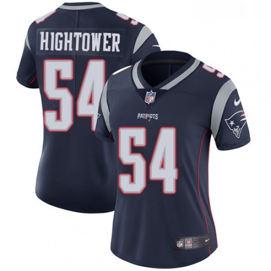 Womens Nike New England Patriots 54 Donta Hightower Navy Blue Team Color Vapor Untouchable Limited Player NFL Jersey Womens Nike New England Patriots 54 Donta Hightower Navy Blue Team Color Vapor Untouchable Limited Player NFL Jersey