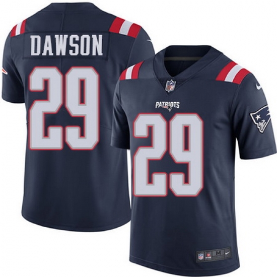 Nike Patriots #29 Duke Dawson Navy Blue Youth Stitched NFL Limited Rush Jersey Nike Patriots #29 Duke Dawson Navy Blue Youth Stitched NFL Limited Rush Jersey